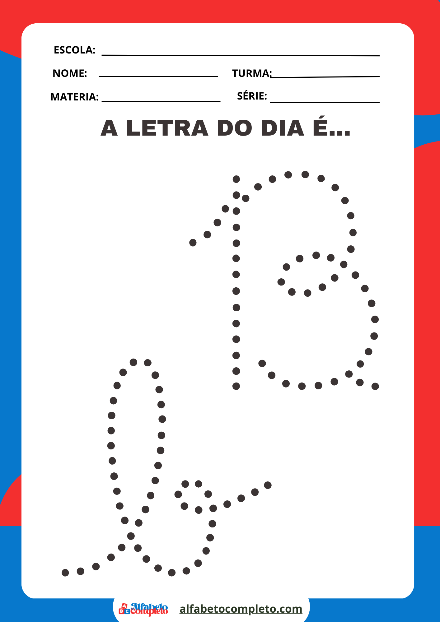 Caderno com Moldes do Alfabeto Pontilhado: Aprendizado Divertido para Crianças