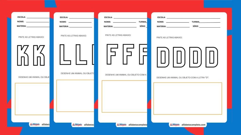 Caderno para Treinar o Conhecimento do Alfabeto: Aprendizado divertido para crianças! Descubra letras, jogos e atividades.