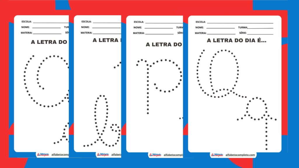 Caderno com Moldes do Alfabeto Pontilhado: Aprendizado Divertido para Crianças