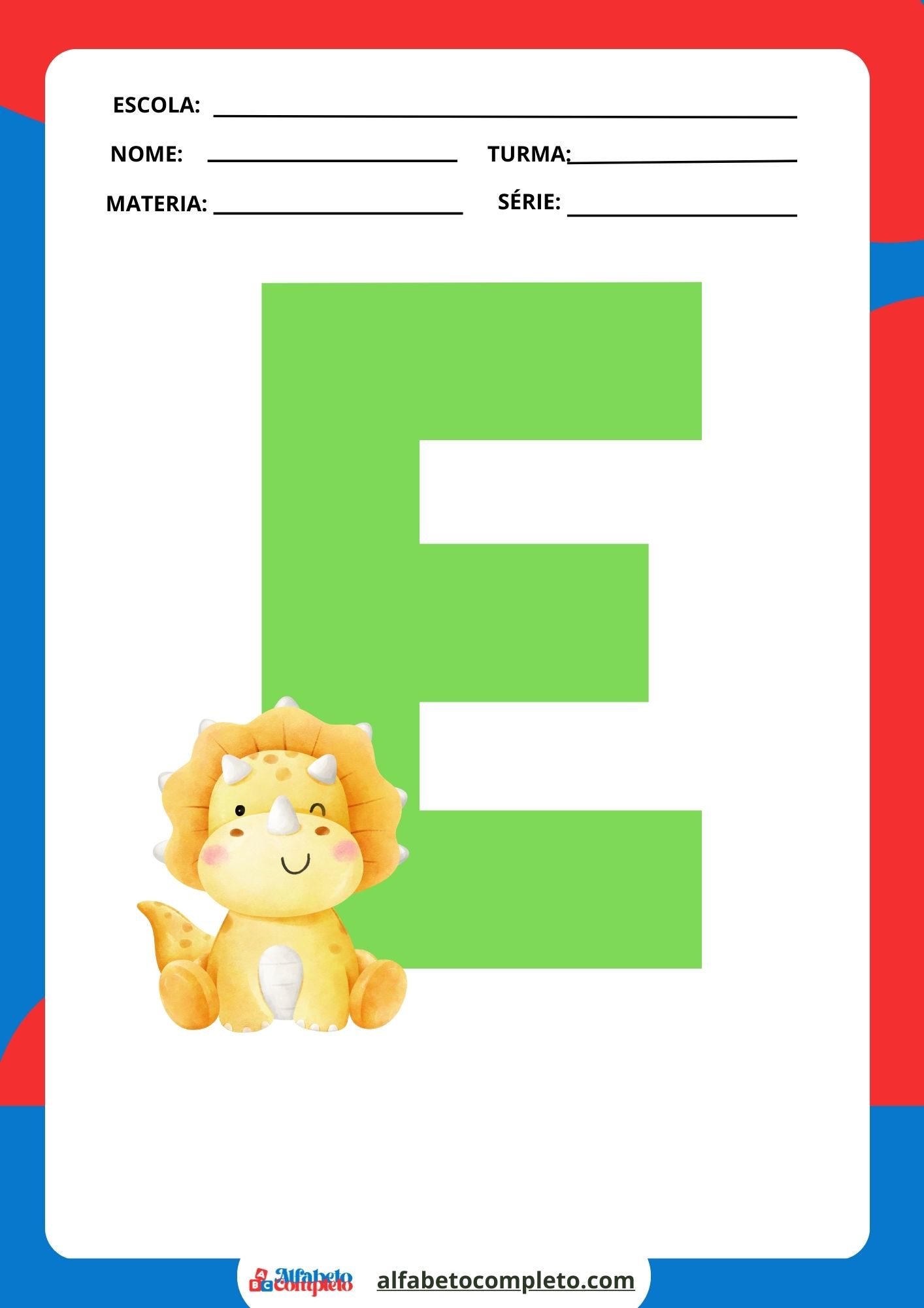 Aprenda e Divirta-se: Descubra o Caderno de Moldes com o Alfabeto de Dinossauro! Criatividade Infantil Educação Divertida