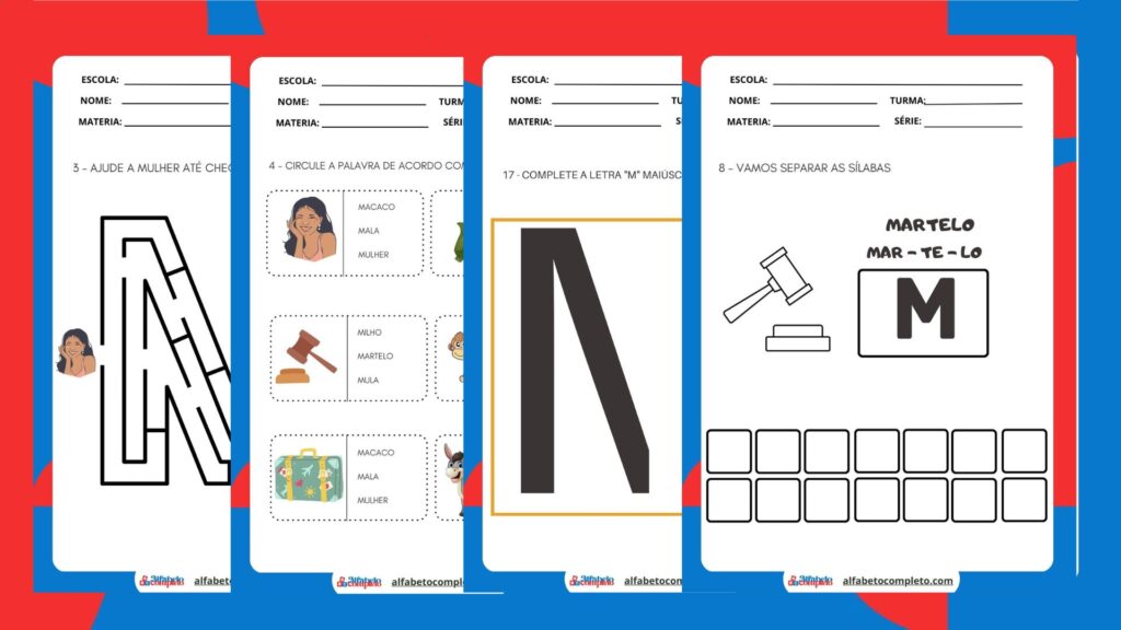 Caderno de Atividades de Português: Aprenda a Letra D de Forma Divertida