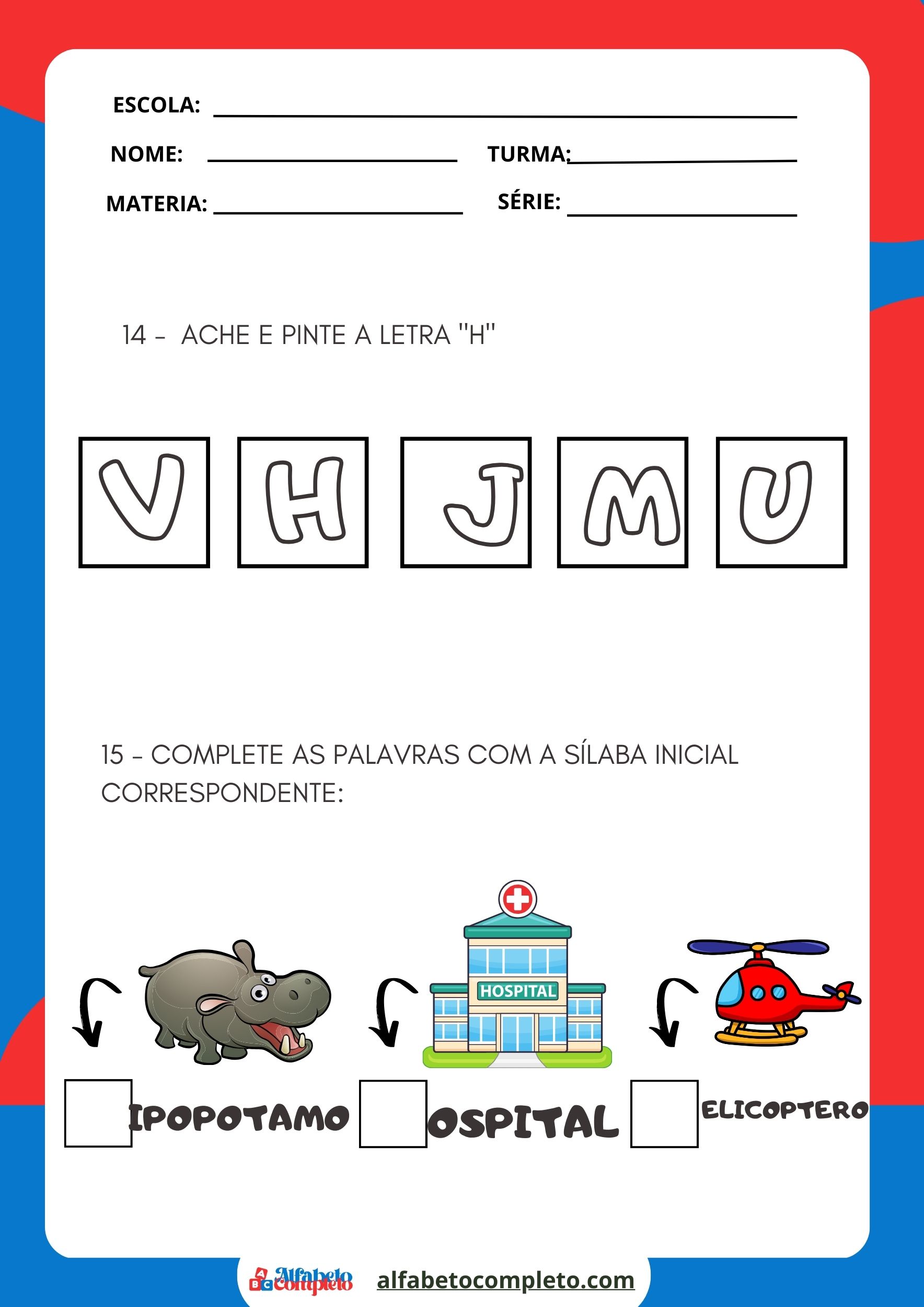 Aprender as Letras Iniciais