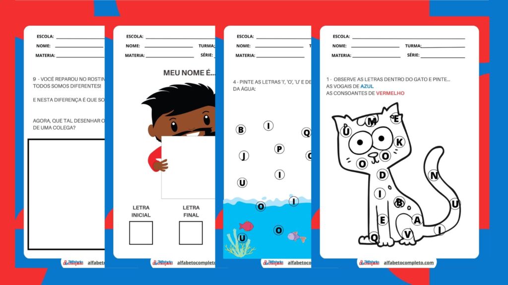 Atividades para Trabalhar o Nome : Ensine o nome com diversão e desenvolva habilidades na Educação Infantil!