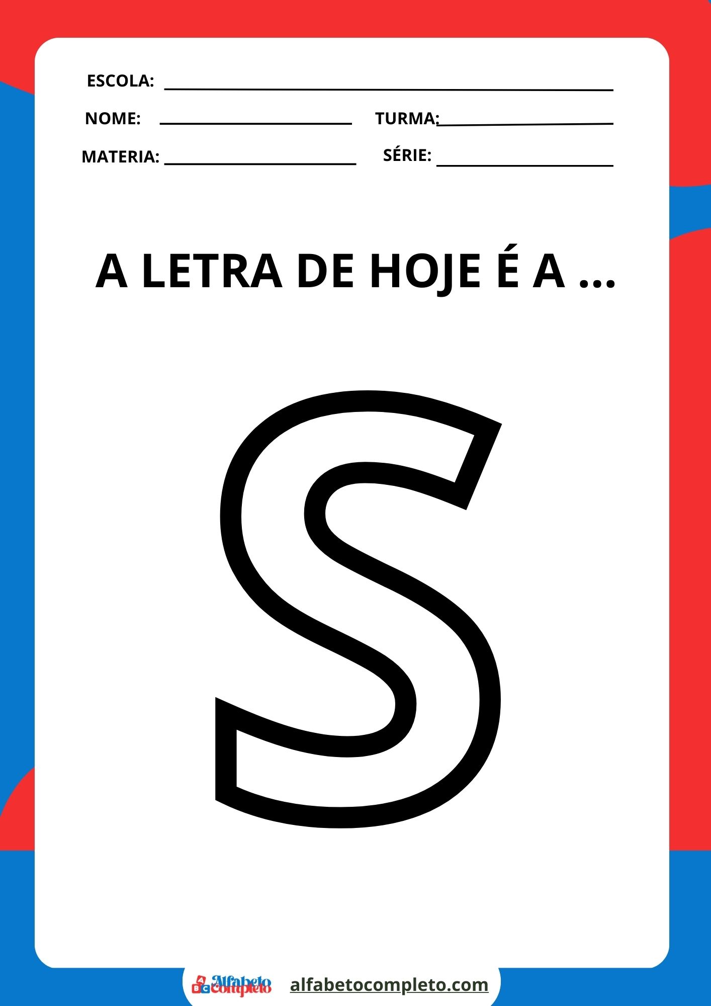 14 Atividades Divertidas com Letra S para Crianças
