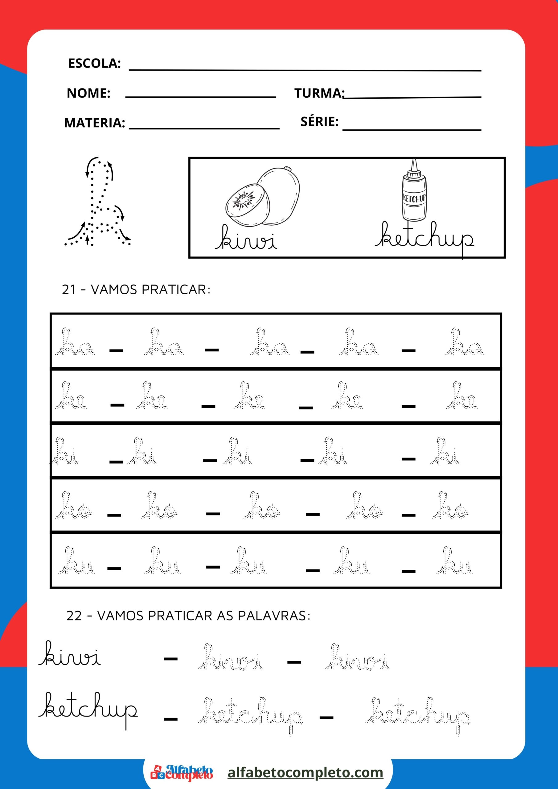 Descubra 26 atividades divertidas de caligrafia minúscula que tornam o aprendizado emocionante e envolvente para crianças!