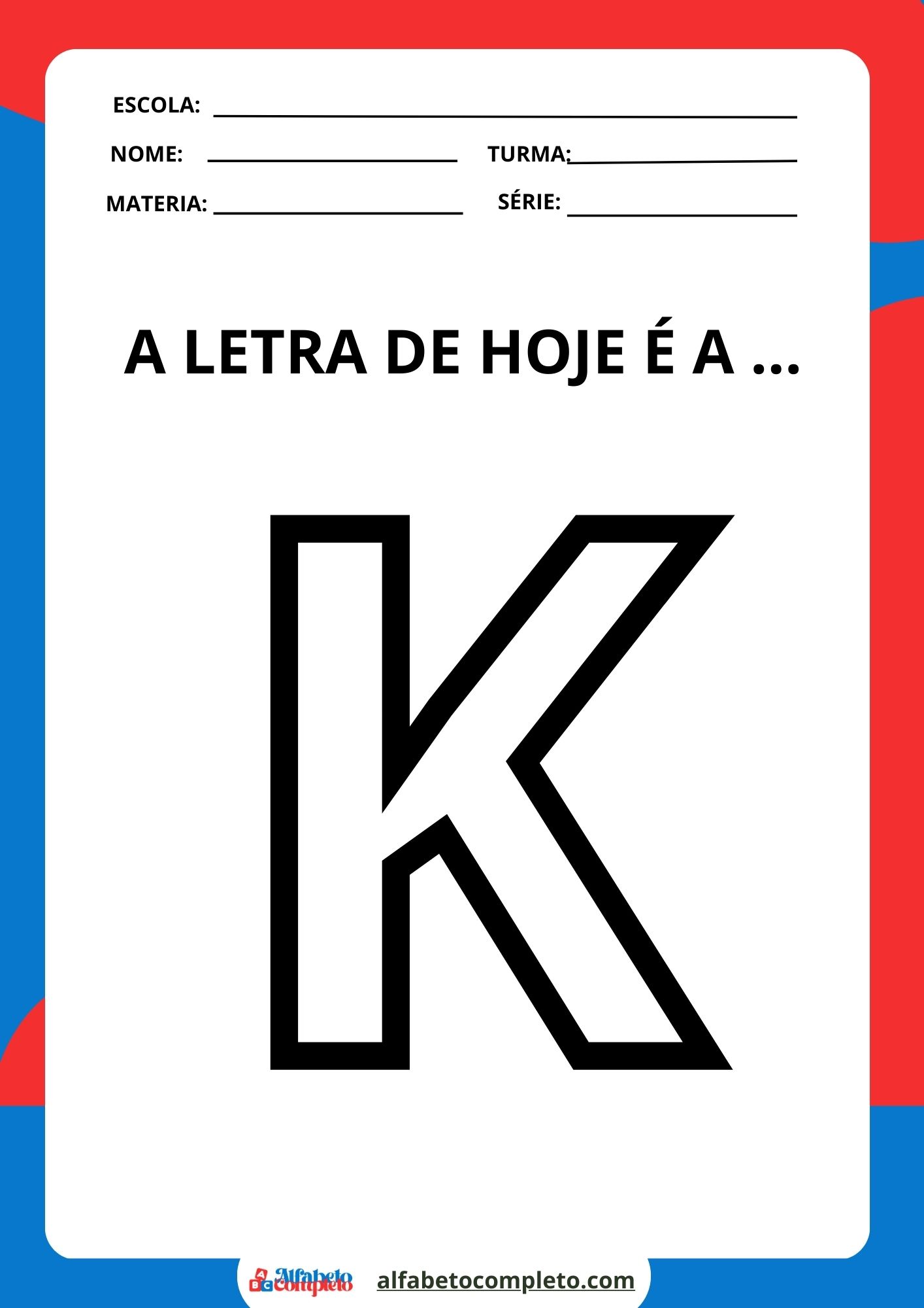 14 Atividades Divertidas com a Letra K para Crianças