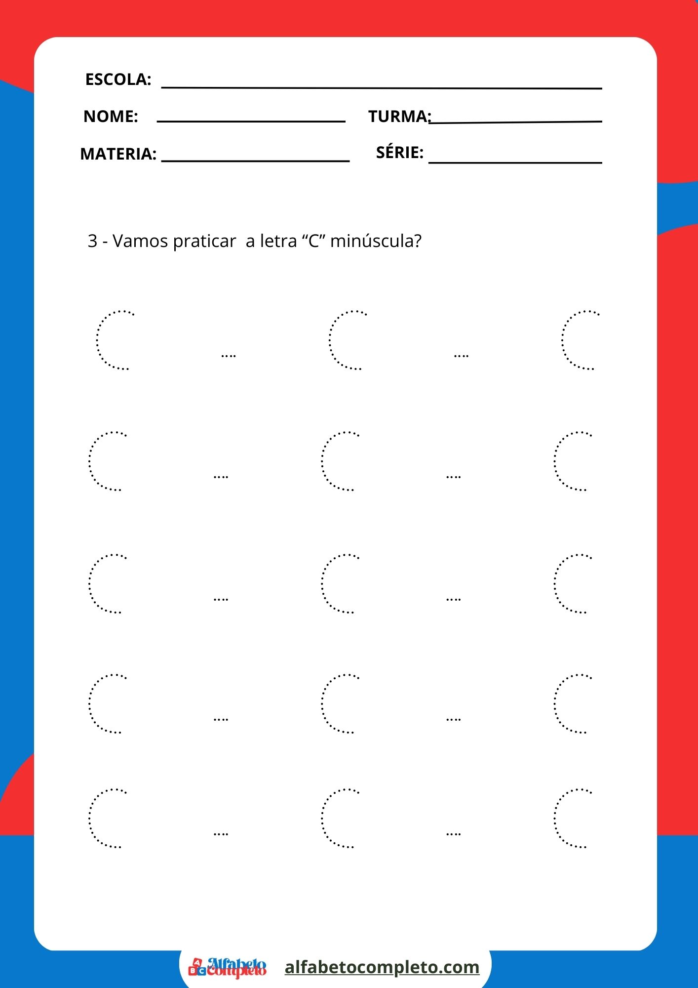 Caderno de Caligrafia Personalizado com o Nome – Ideal para Crianças a Partir de 6 Anos